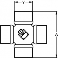 412060012R24 Krzyżak szerokokątny 70°, roz. 6, 30,2 x 99,4 mm