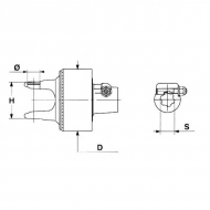 6WLE65004R Sprzęgło Bondioli & Pavesi, zapadkowe LR24, 1 3/4 Z6, 2500 Nm