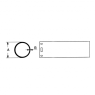 236670676 Rura ochronna Bondioli & Pavesi, L., 60,8 x 2,2 mm, L-676 mm, rozmiar 3,43,4