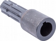 671017KR Redukcja, adapter wału WOM na klin Kramp, wewn. Ø 30 klin 8 mm zewn. 1.3/8-6, L-162 mm