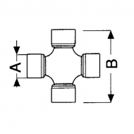 180017004 Zestaw krzyżowy Comer T70 / V70, 30,2 x 106,5 mm