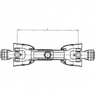 V601410ENC12115 Wał PTO, seria V60
