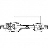 TCVJ600860 Wał PTO szerokokątny, seria T60 CVJ, L-860 mm