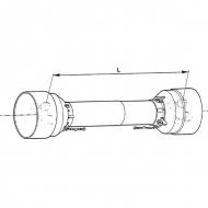 43001423660129650 Zewnętrzna połowa osłony, T60, l-913 mm