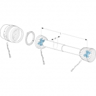 1427415143450 Rura ochronna kompletna Comer, L-1210 mm