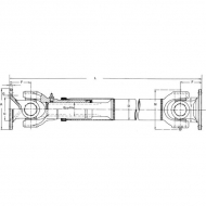 EDS011000560E Wał Cardana, 01-100-010, L-560 mm