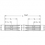 1111070 Rura profilowana 300x38x76 mm