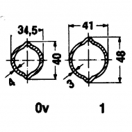 751100 Rura profilowa Walterscheid, 0V, L-2900 mm