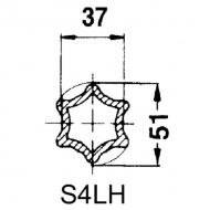 75431041400 Rura profilowa Walterscheid, S4L-H, L-1400 mm