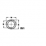 SD2511000WWEFLEX Osłona ochronna Walterscheid, 1Z FLEXO, L-1000 mm, seria W2480/W2580