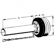 SD15550I Osłona wału WOM połowa wew. standard fi  158 mm, L=550 mm Walterscheid