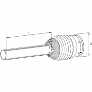 PG201000AVST Rura ochronna połówkowa Walterschei, PGH20 232 z pełną osłoną, D-214 mm, L-1000 mm