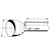SC251000AWWZ Rura ochronna połówkowa Walterscheid, SC25, szerokokąt. zewn., L-1000 mm