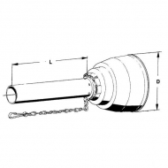 SC151000IWWZ Rura ochronna połówkowa Walterscheid, SC15, szerokokąt. wewn., L-1000 mm