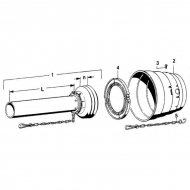 SD2511000IWWZ25 Rura ochronna połówkowa Walterscheid, wewn., L-1000 mm, seria W2580