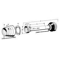 SD251000WWE25 Rura ochronna Walterscheid, 1 x szerokokąt., seria WW 2580