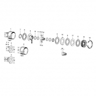 651301 Pierścień zabezpieczający sprzęgła ciernego, 1 3/4 D = 59 mm