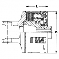 561075090 56.107.50 K96/W2400 Sprzęgło