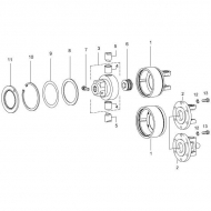 216407 Obudowa sprzęgła aluminium, K64/12-14p, W2300