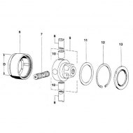 681800 Pierścień uszczelniający, K64/1 117 x 89 x 10,4 mm