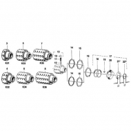 551711 Pierścień sprzęgła, K31-K36 88 x 75 x 4 mm