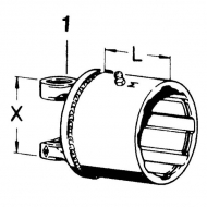 213164 Obudowa sprzęgła, K 34M, W2300