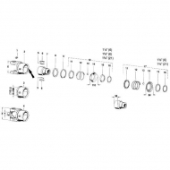 551038 Obudowa sprzęgła aluminium, F5/1 pr., W2100