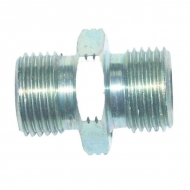 BM06R08 Nypel podwójny gwint zew. 3/8" BSP z dławikiem fi 0.8