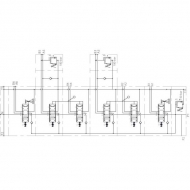 MBVA6001 Rozdzielacz hydrauliczny sekcyjny Mikrus - 6 sekcji