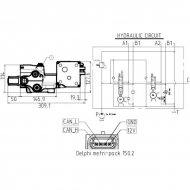 SDM1222002KIT Zestaw zaworów sterujących AE, 12V DC