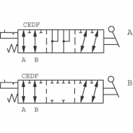 DF106001 Kurek 6-drogowy