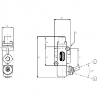 DF52009 Zawór 2-drogowy DF 05-2-A-18L