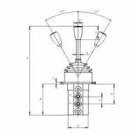 SV10B01G056 Dźwignia uk. ws.1/4"s.SV10B/01G056A00