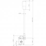 IMSL3047NL Dźwignia pojedyncza Joystick, Indemar