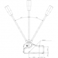 IMSL3047NL Dźwignia pojedyncza Joystick, Indemar