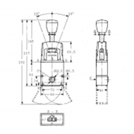 PVRES155B4212 PVRES155B4212 Joystick PVRES 155B4212 4 funkcje proporcjonalne Danfoss