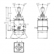 PVRES155B4210 Joystick PVRES 155B4210 2 funkcjie proporcjonalne Danfoss