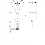 MDN142JOYSTICK Dźwignia pompy elektrycznej