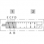 DFE0526001 Zawór elektromagnetyczny 6/2 12 V DC
