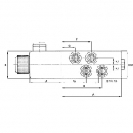 SV16524 Zawór elektromagnetyczny 6/2