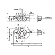 DFE0526002 Zawór elektromagnetyczny 6/2 24 V DC