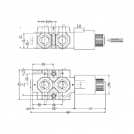DFE206006 Zawór elektromagnetyczny 6/2 24 V DC