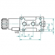 6224AK10114 Zawór sterujący 6/2-1/2 24VDC