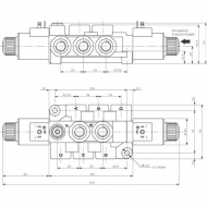 KITDFE106004SET Zawór elektromagnetyczny 6/2 valve DFE106004 + łącznik