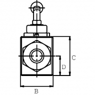 KHS6L Zawór kulowy 2-drog. 6L