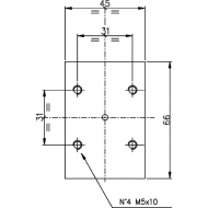 KRMPS905A Płyta pośrednia NG10 x w A