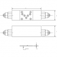 CB10HVM05002 Zawór zwrotny CB10HV1A1E100B00 NG10