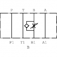 KRMTI05B Klapowy zawór zwrotny NG10