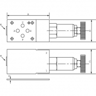 CP3002M03001 Kompensator ciśnienia 2-drożny CP300-2-B-A-310-7-E NG6