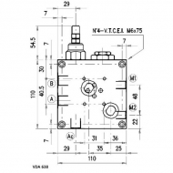 VDA638 Zawór ładowania akumulatora ciśnienia VDA-FL-6-38